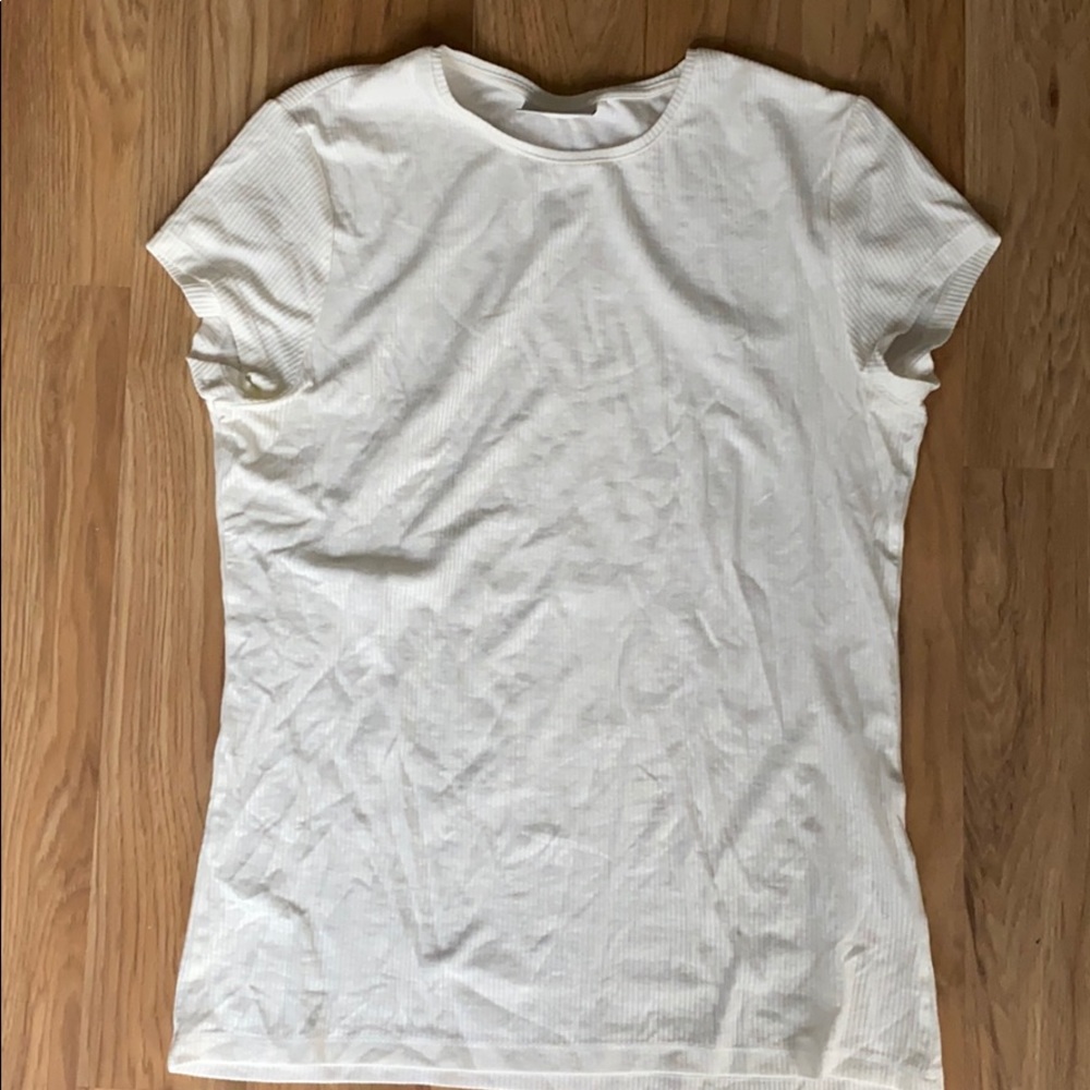 Weekday ribbed cap sleeve top
